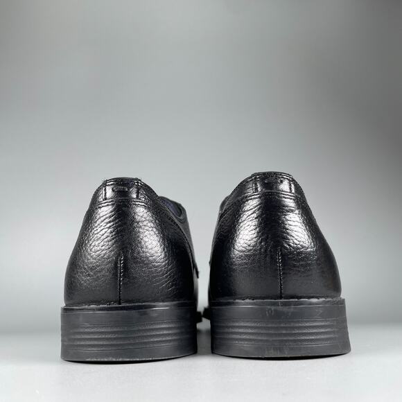 Cole Haan Nelson Plain Ox II Men 8.5M Black Pebbled Leather Plain Toe Dress Shoe main image 4